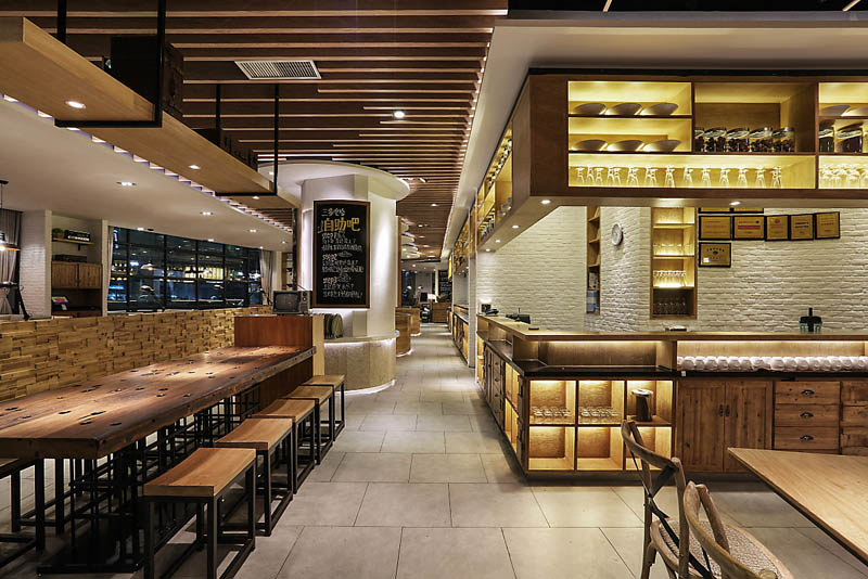 無錫餐廳裝修，選擇哪種吧臺比較好