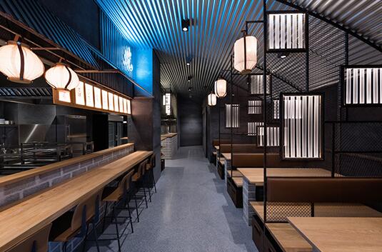 無錫餐飲裝修，隔斷決定風格